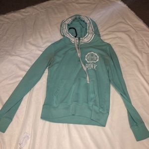 Blue Victoria Secret sweatshirt